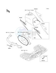 KVF 300 A [PRAIRIE 300 4X4] (A1-A4) [PRAIRIE 300 4X4] drawing DECALS-- RED- --- A1- -