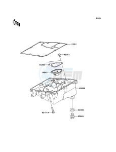 ER-6N ER650CBF GB XX (EU ME A(FRICA) drawing Oil Pan