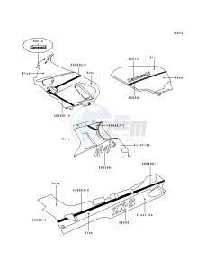 ZX 600 D [NINJA ZX-6] (D2-D4) [NINJA ZX-6] drawing DECAL-- NOCTURNE- --- ZX600-D4- -