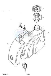 FZ50 (E1) drawing OIL TANK