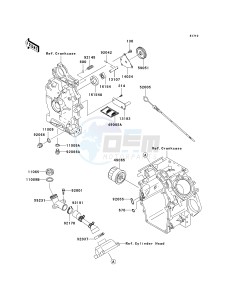 KAF 620 M [MULE 4010 4X4] (M9F) M9F drawing OIL PUMP_OIL FILTER