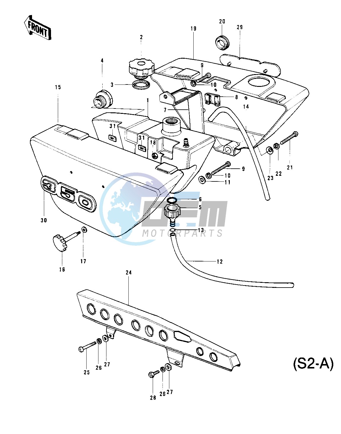 SIDE COVERS_OIL TANK_CHAIN COVER -- S2-A- -