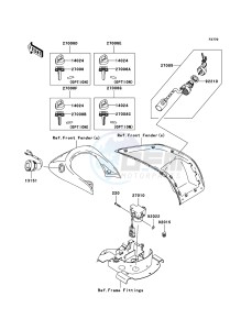 KVF750 4x4 KVF750A7F EU GB drawing Ignition Switch