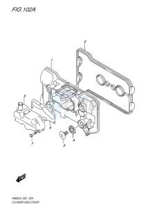 AN650 drawing CYLINDER HEAD COVER