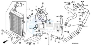 SH300A9 ED / ABS TBX drawing RADIATOR