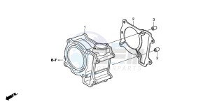 SH150S 125 drawing CYLINDER