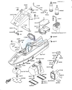 JS 300 A [300 SX] (A1-A5) [300 SX] drawing HULL FITTINGS