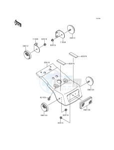 KDX 200 H [KDX200] (H2-H5) [KDX200] drawing REFLECTORS