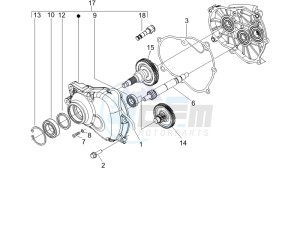 LXV 150 4T USA drawing Reduction unit