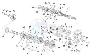 TUONO 1100 V4 RR E4 ABS (APAC) drawing Gear box