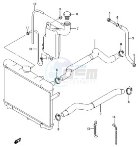 LT-A500X drawing RADIATOR HOSE