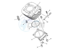 TW 125 drawing CYLINDER