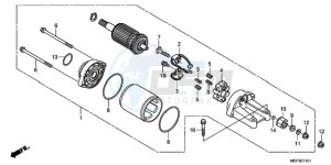 FJS400D9 F / CMF drawing STARTER MOTOR (FJS400D9/F JS400A)