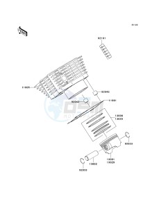 KVF 360 B [PRAIRIE 360] (B6F-B9F) B8F drawing CYLINDER_PISTON-- S- -