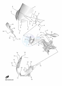 NIKEN GT MXT850D (B5B1) drawing COWLING 1