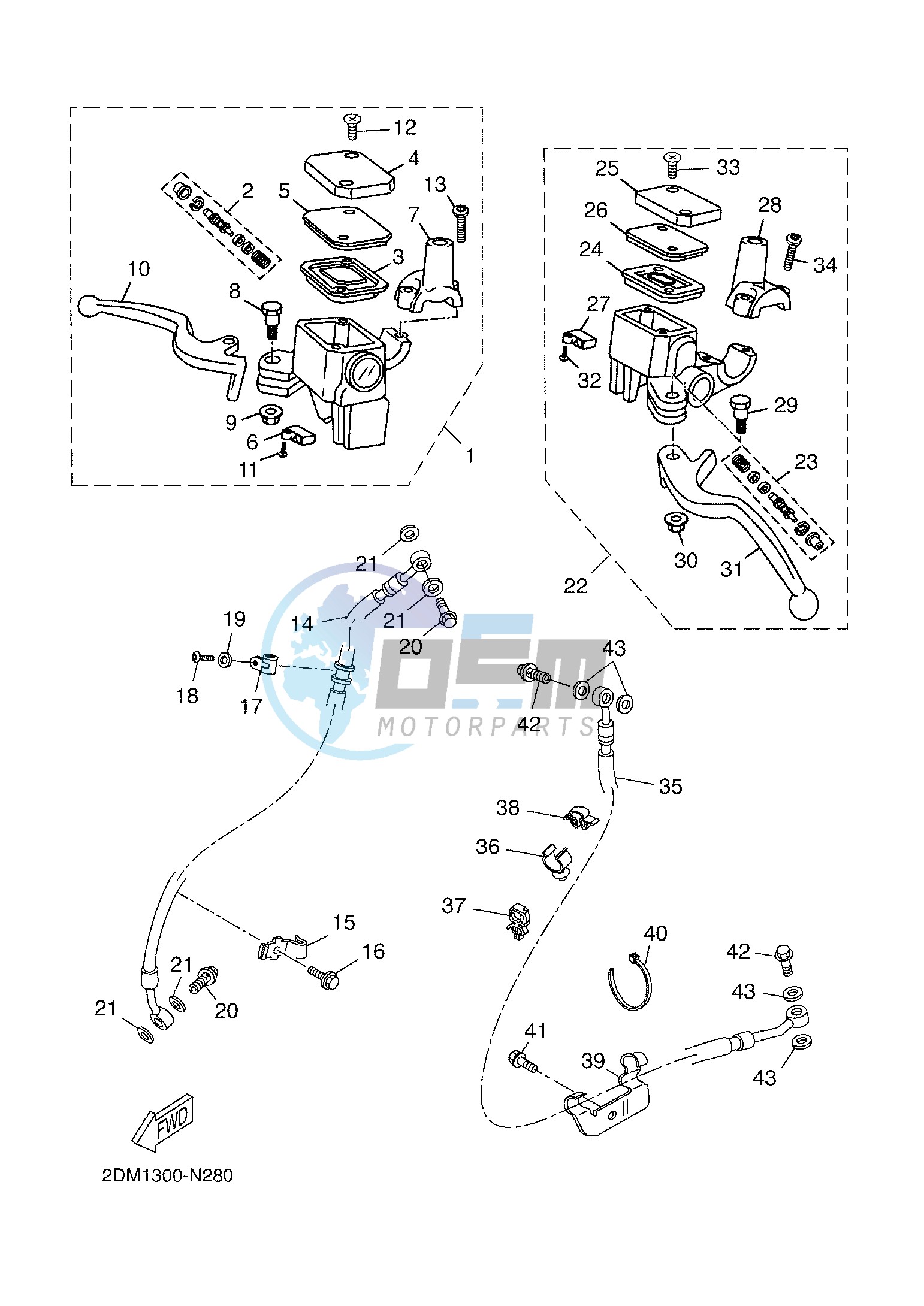 FRONT MASTER CYLINDER