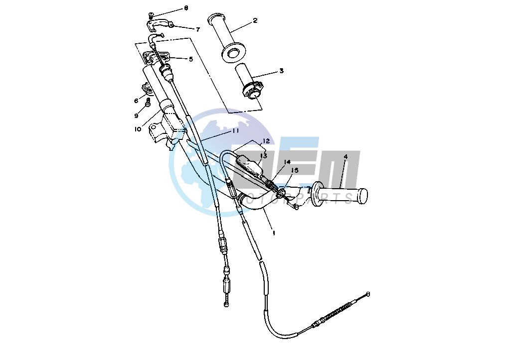 STEERING HANDLE - CABLE