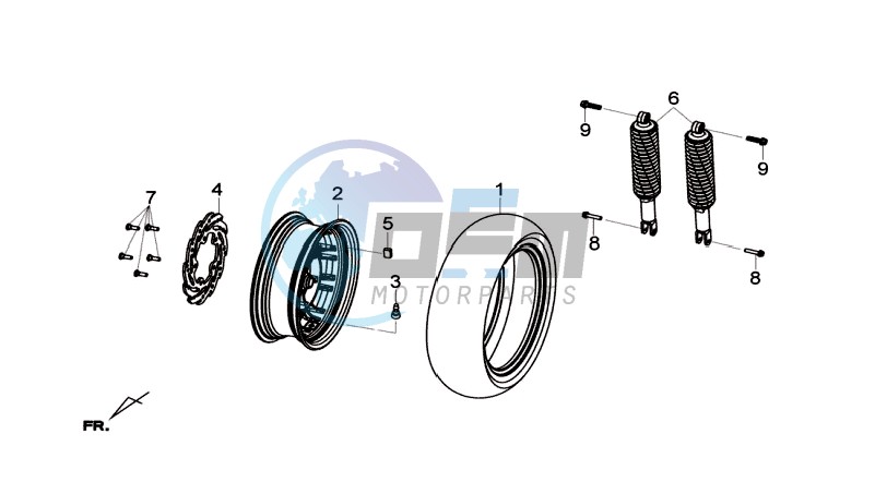 REAR WHEEL / REAR SUSPENSION