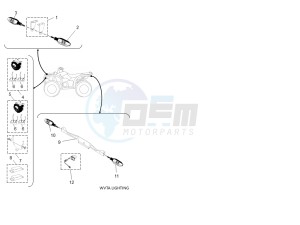 YFM450FWB KODIAK 450 (BHS1) drawing WVTA Lighting