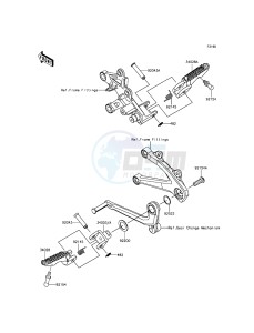 NINJA H2 ZX1000NGF XX (EU ME A(FRICA) drawing Footrests