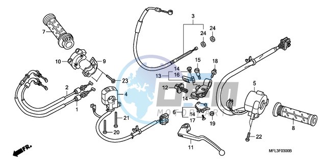 HANDLE LEVER/SWITCH/CABLE