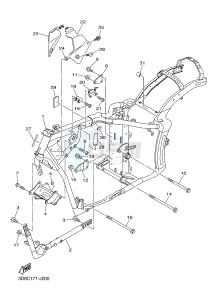 XVS1300A MIDNIGHT STAR (12C6) drawing FRAME