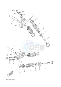 YZF-R125A YZF-R125 ABS R125 (5D7T 5D7T 5D7T 5D7T) drawing VALVE