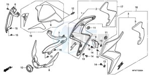 CB1000RAA E / ABS MPH drawing COWL