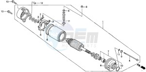 TRX350FM FOURTRAX 350 4X4 drawing STARTING MOTOR