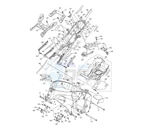 YZF R1 1000 drawing FRAME