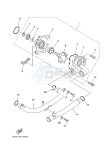 XP500A T-MAX 530 (2PWM) drawing WATER PUMP