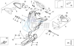 Dorsoduro 750 ABS USA-CND (NAFTA) (CND, USA) drawing Front lights