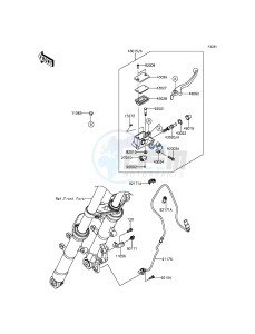 NINJA_250SL_ABS BX250BFSA XX (EU ME A(FRICA) drawing Front Master Cylinder