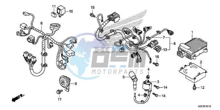 SUB HARNESS/ IGNITION COIL