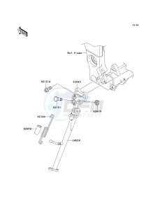 ZX 1000 M [NINJA ZX-10R] (C1) [NINJA ZX-10R] drawing STAND-- S- -