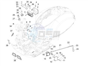 GTV 300 SEI GIORNI IE E4 ABS (APAC) drawing Voltage Regulators - Electronic Control Units (ecu) - H.T. Coil