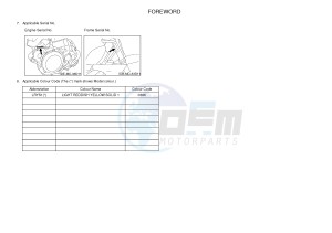 YZ450F (B115 B116 B117) drawing .4-Content