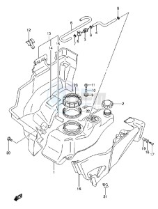 LT-A750X drawing FUEL TANK