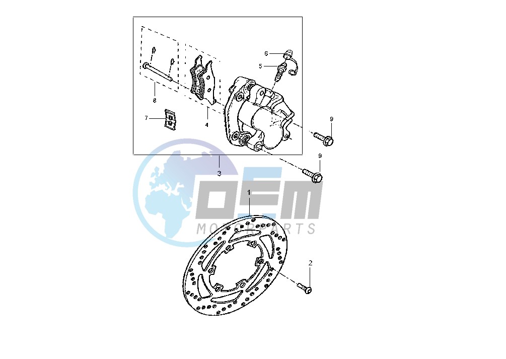 FRONT BRAKE CALIPER