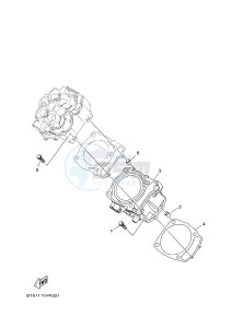 YFM700FWAD YFM70GPLJ GRIZZLY 700 EPS (B1AS) drawing CYLINDER