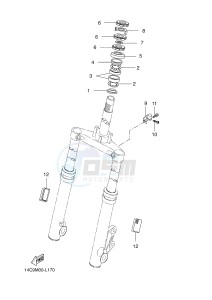 CW50N BW'S NAKED (2B7P 2B7P 2B7P) drawing STEERING