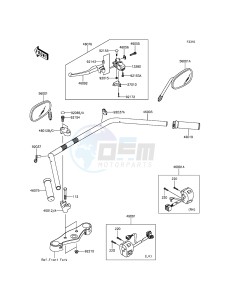 VULCAN 900 CLASSIC VN900BGFA GB XX (EU ME A(FRICA) drawing Handlebar