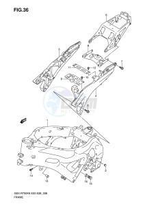 GSX-R750 (E3-E28) drawing FRAME