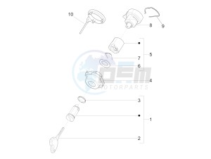 LIBERTY 125 4T E4 POSTE (EMEA) drawing Locks