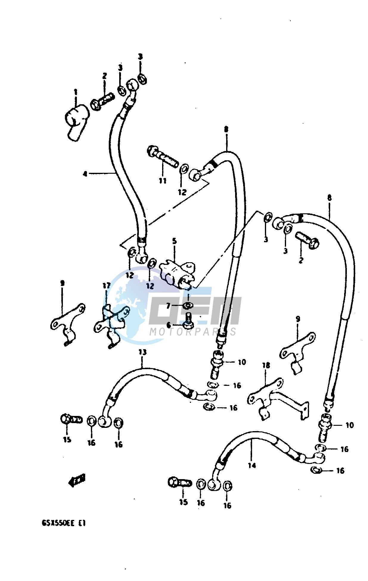 FRONT BRAKE HOSE