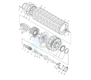 V-MAX 1700 drawing CLUTCH