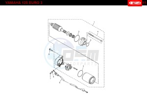 RS2-125-NACKED-PRO-GREY drawing START ENGINE  Yamaha 125 EURO-3