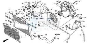 CBF600S drawing RADIATOR (CBF600S8/SA8/N8/NA8)