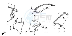 NES150 125 drawing BODY COVER