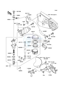 NINJA ZX-10R ZX1000D6F FR GB XX (EU ME A(FRICA) drawing Rear Master Cylinder